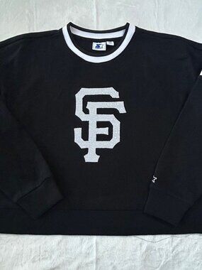 San Francisco Giants Women's Sequin SF Sweatshirt by Starter